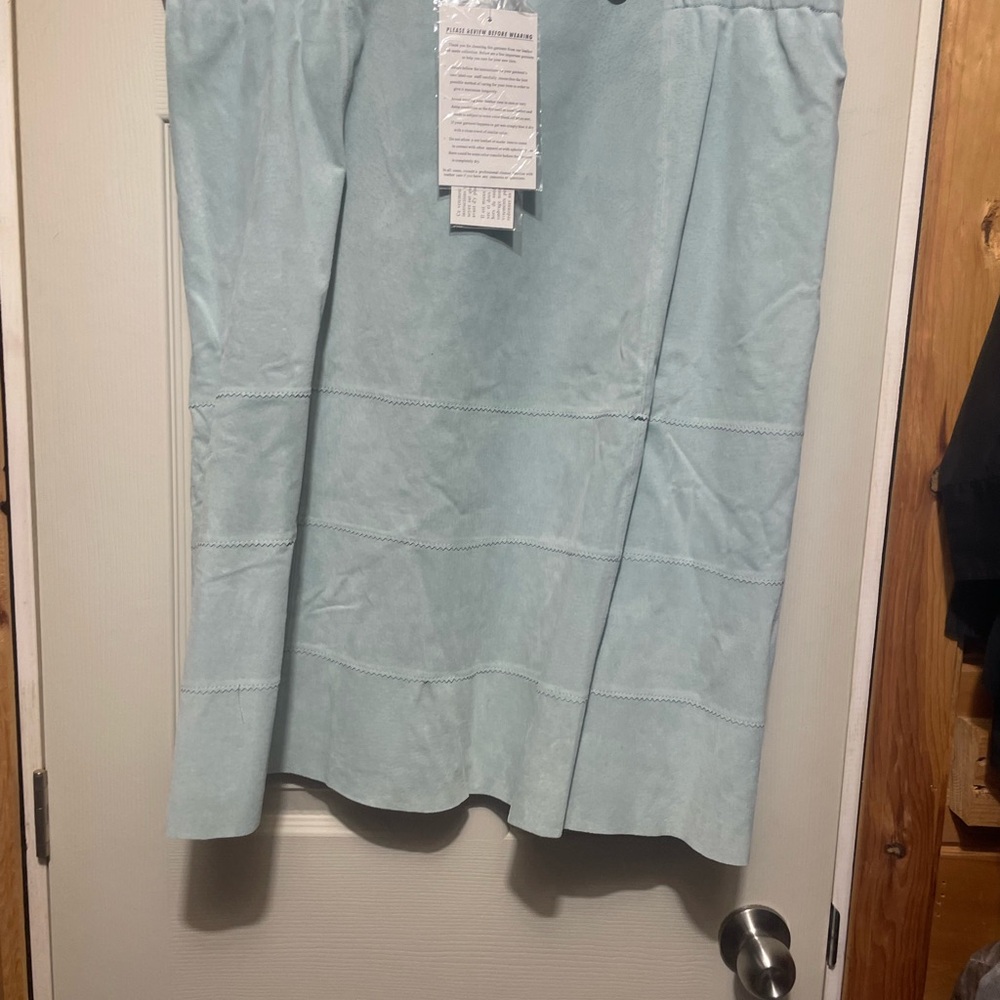 New Guillaume suede skirt